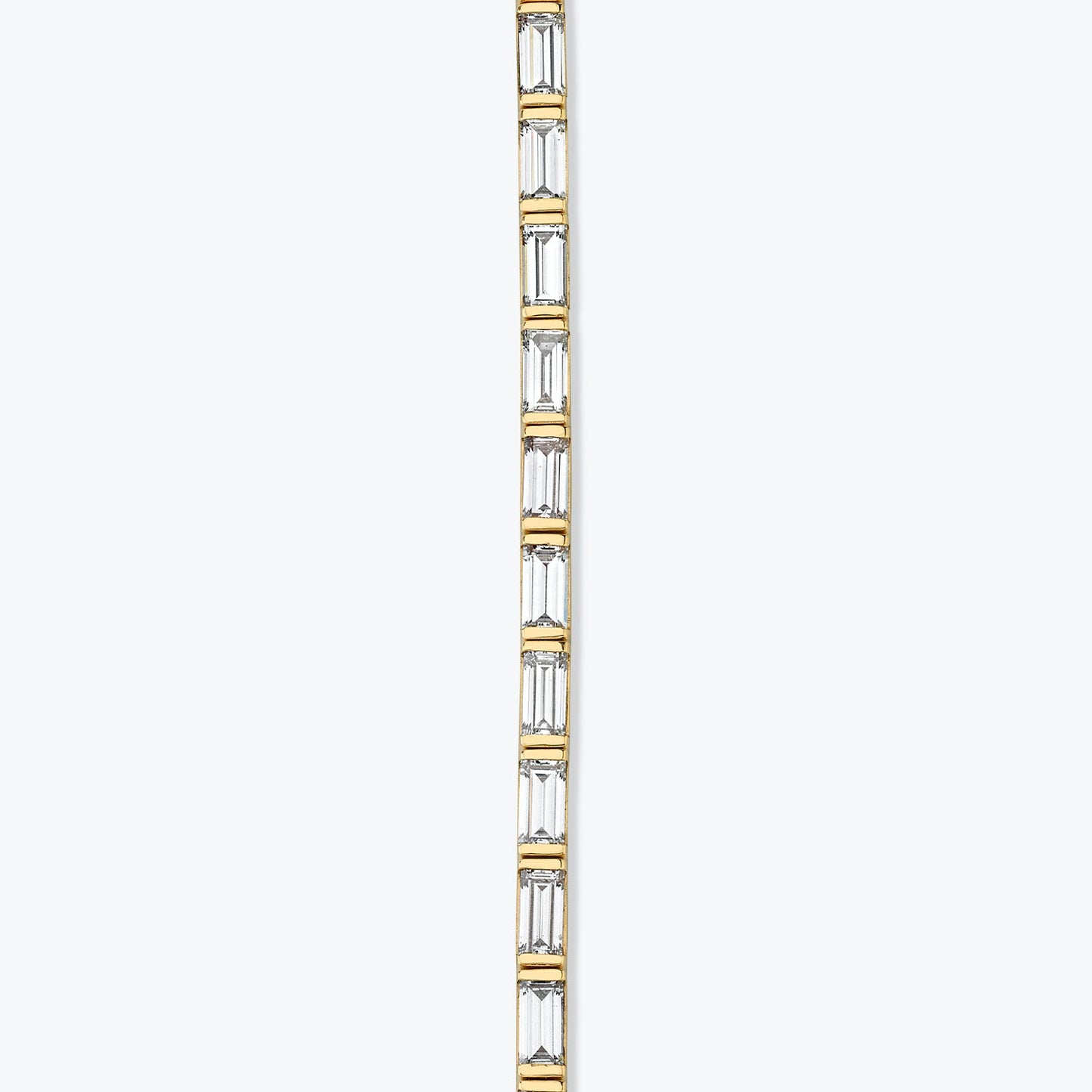 East-West Baguette Tennis Bracelet
