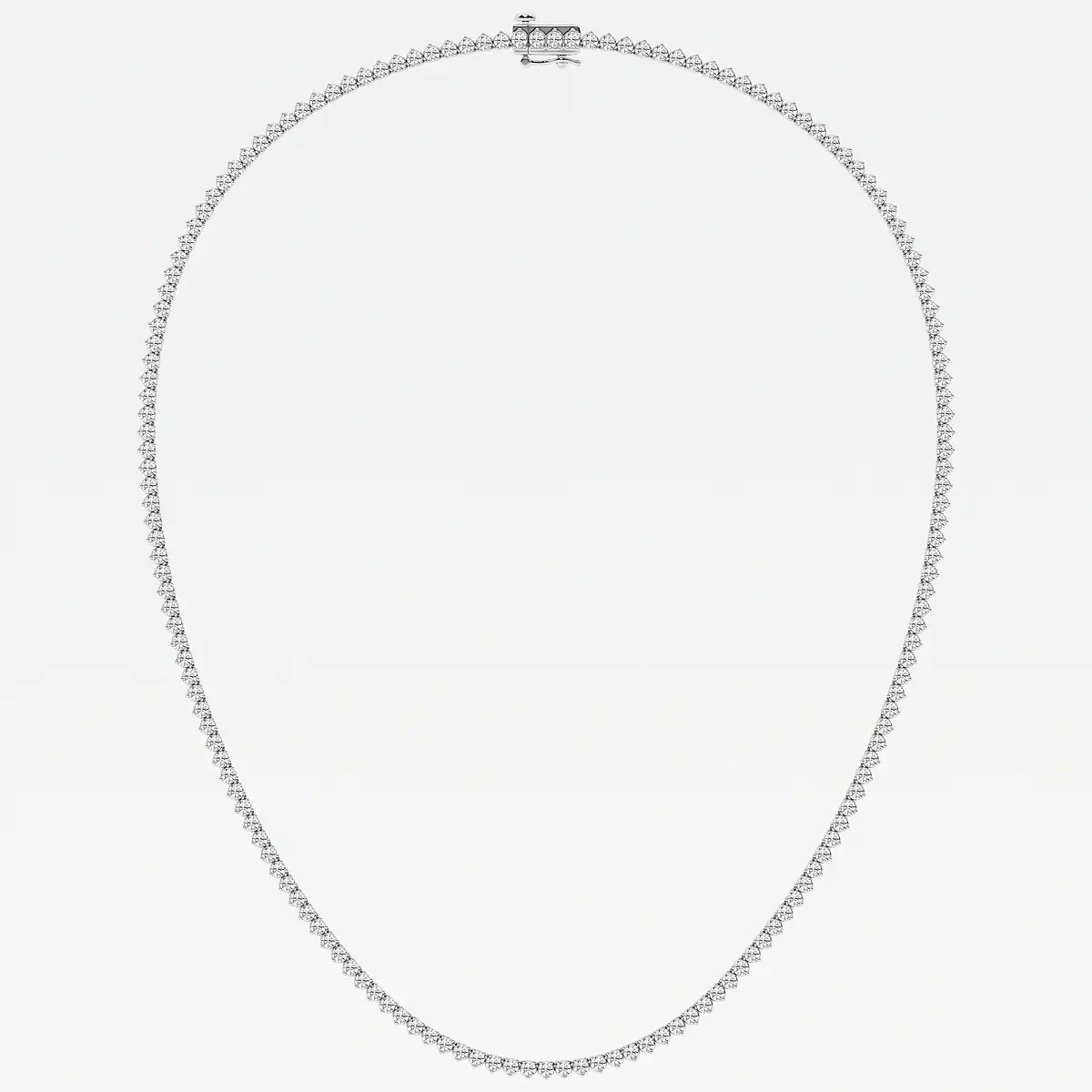 3-Prong Classic Tennis Necklace