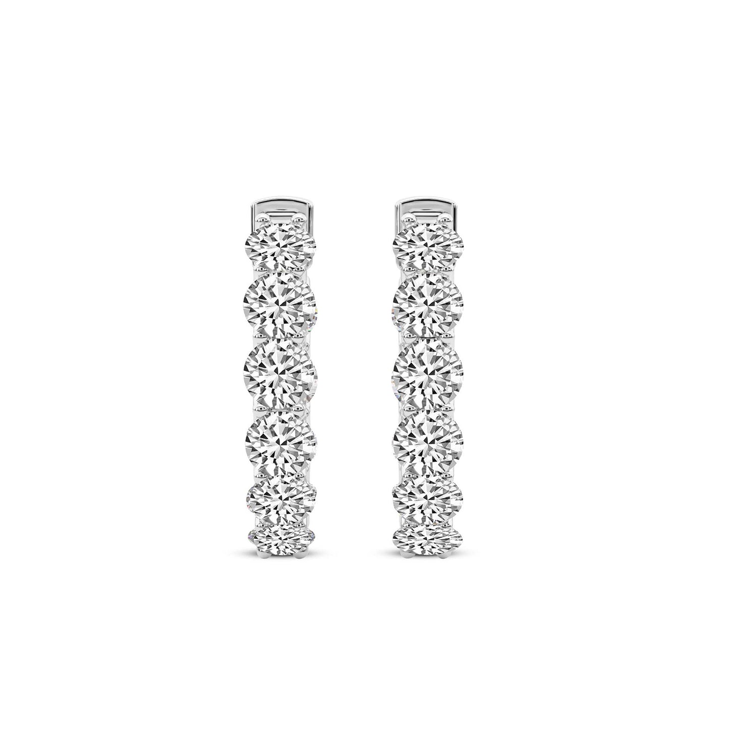 Inside-Out Round Hoop Earrings