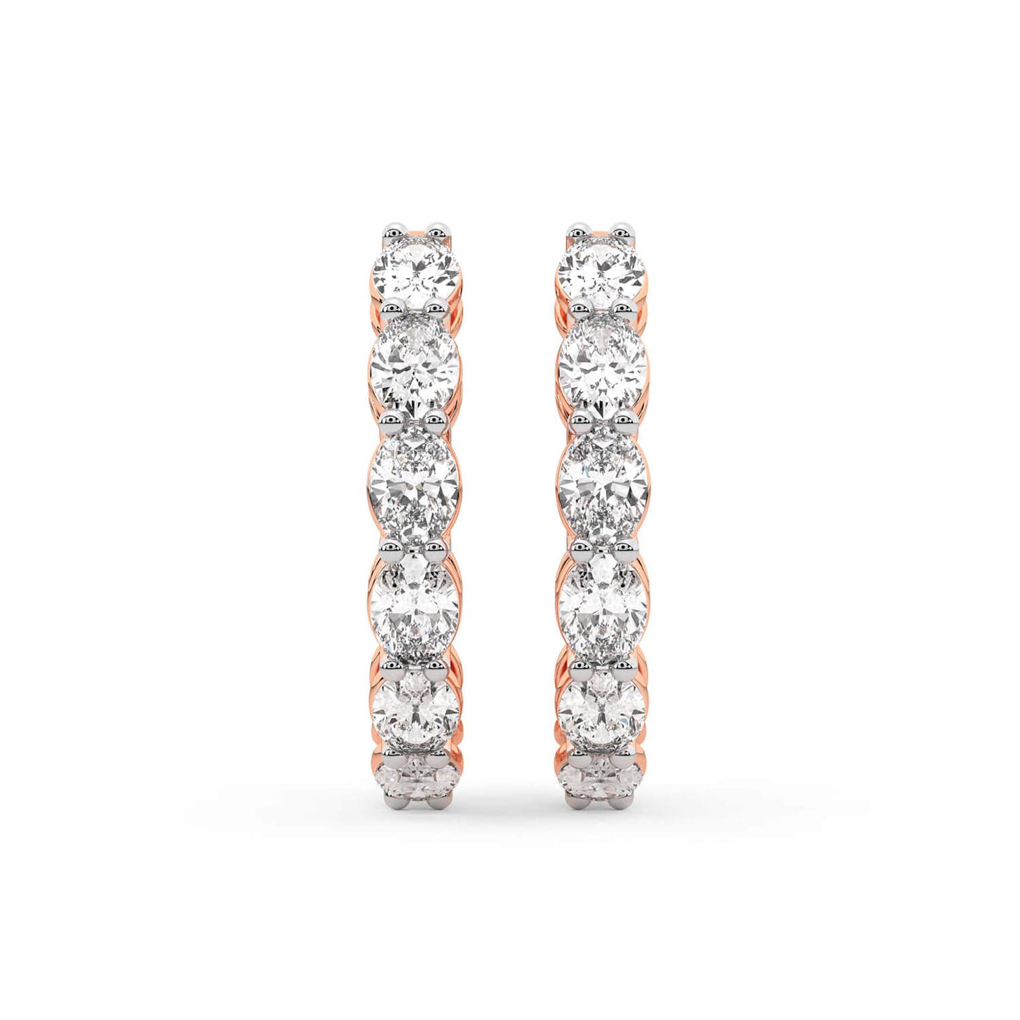 Oval Hoop Earrings