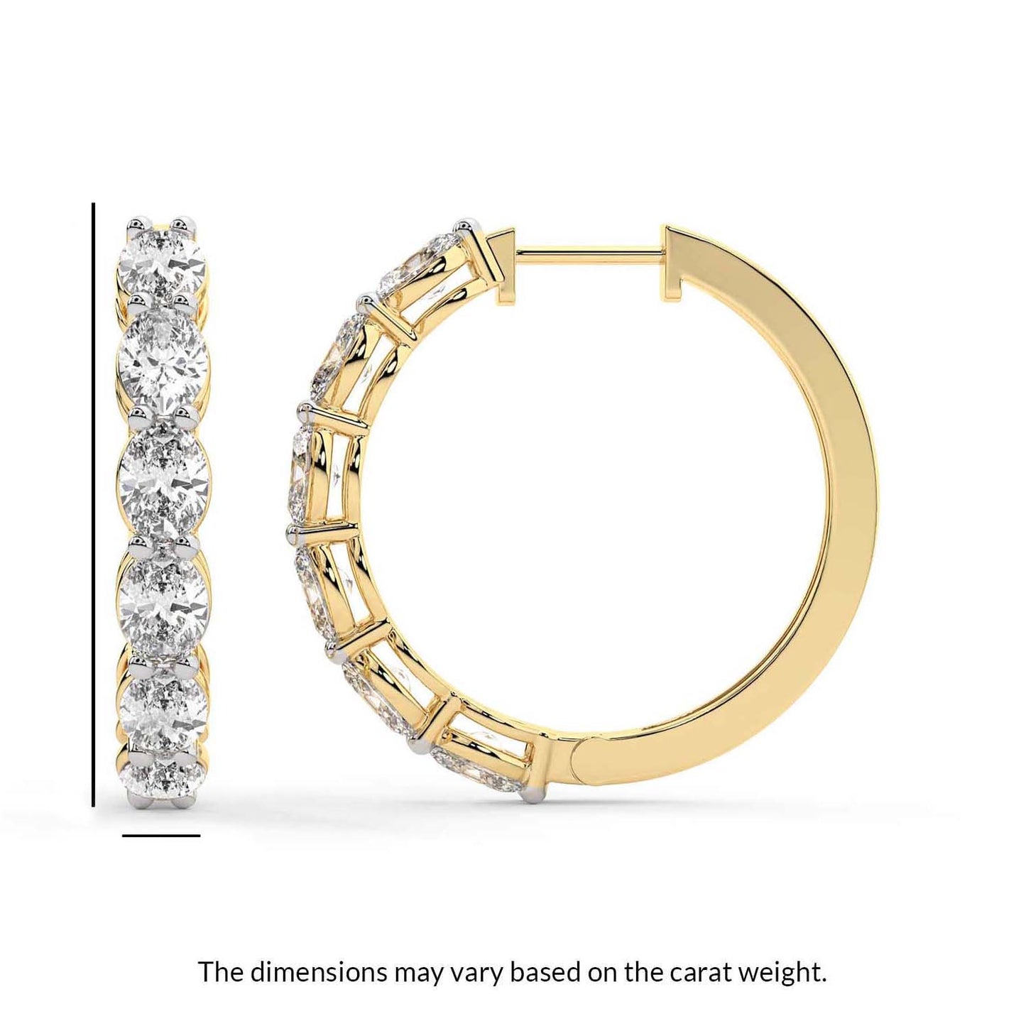 Oval Hoop Earrings