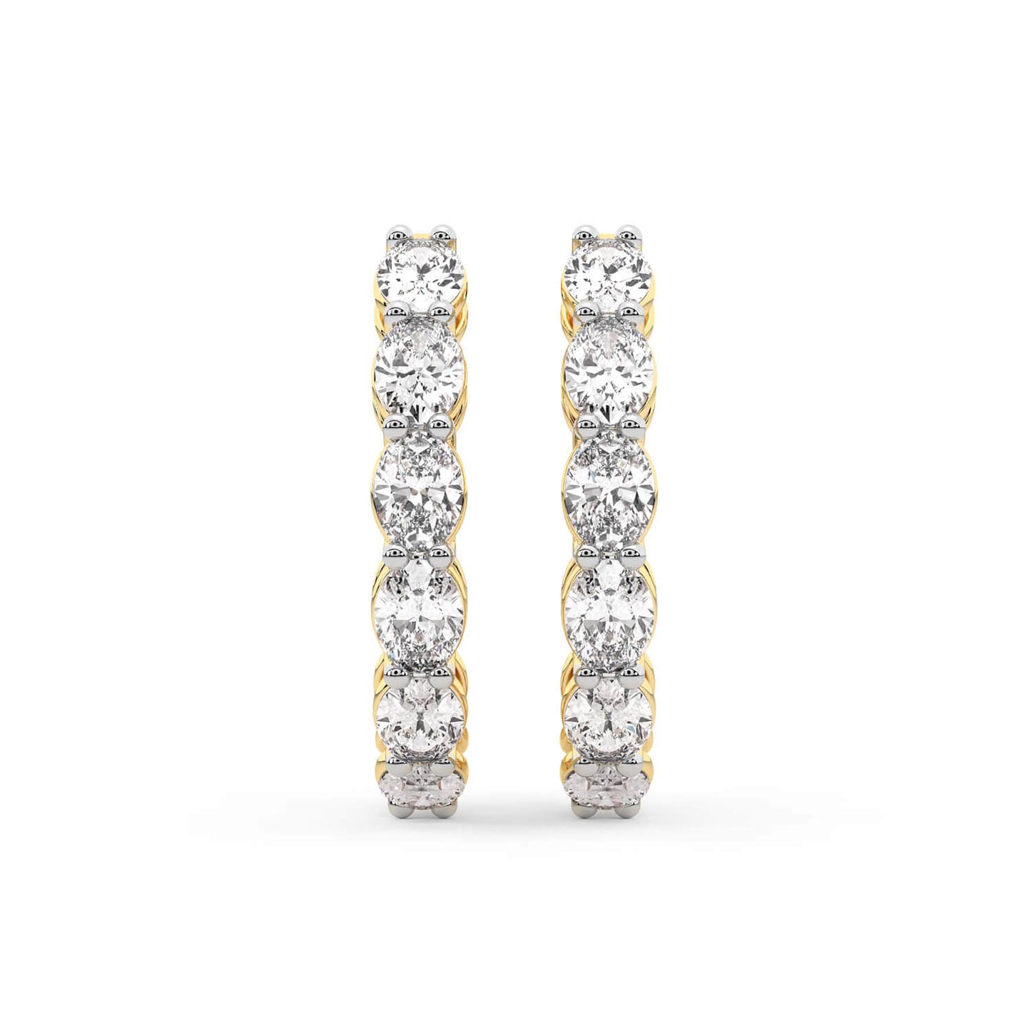 Oval Hoop Earrings