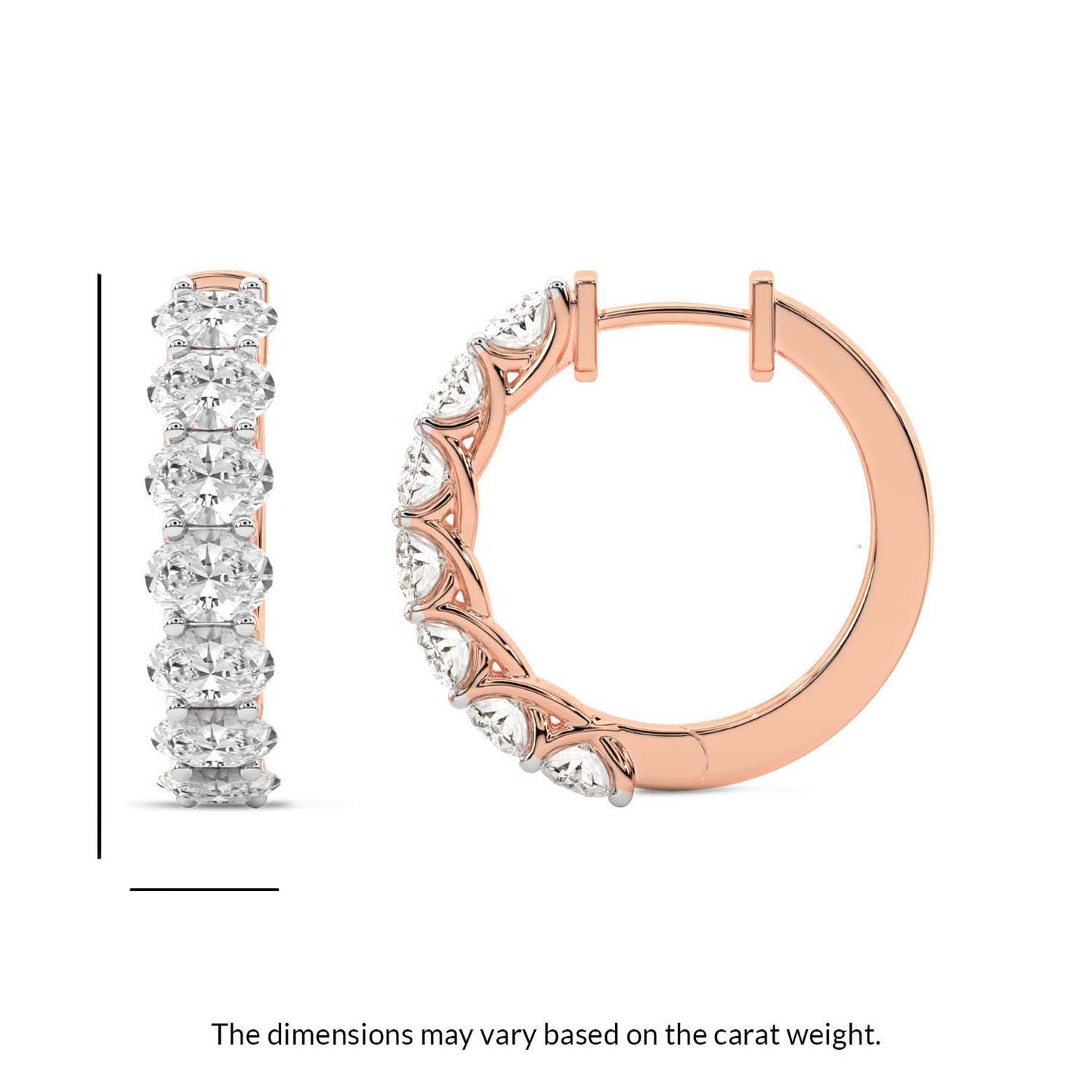 Oval Hoop Earrings