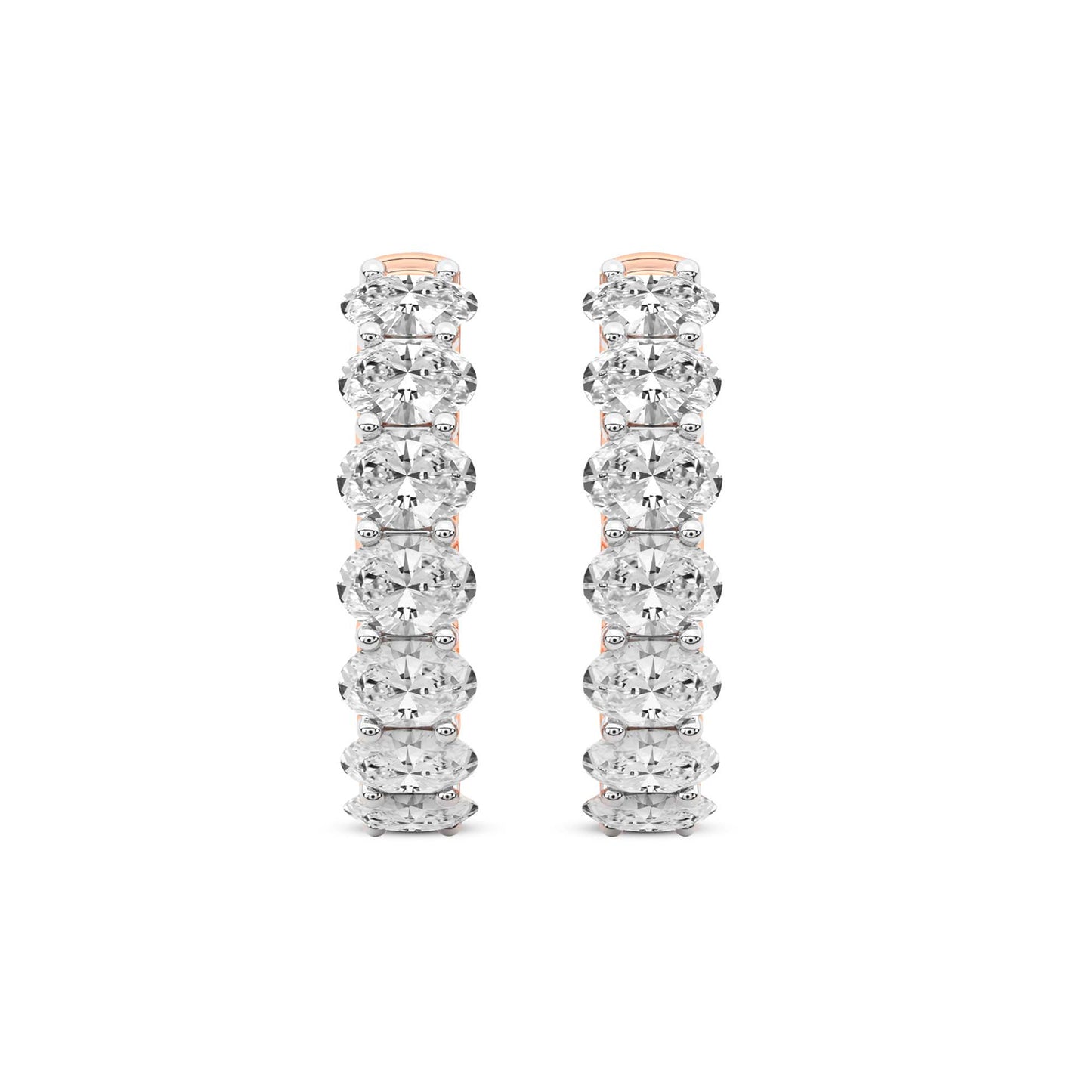 Oval Hoop Earrings