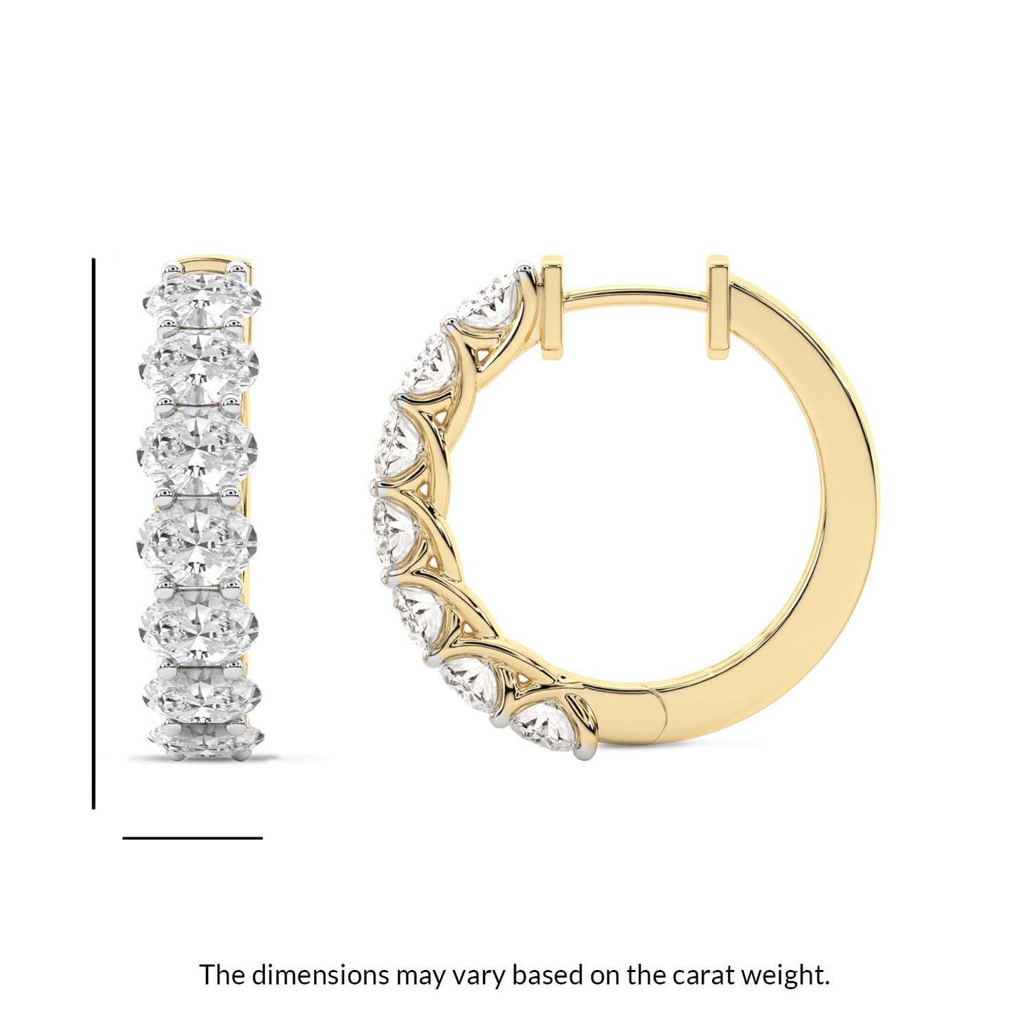 Oval Hoop Earrings
