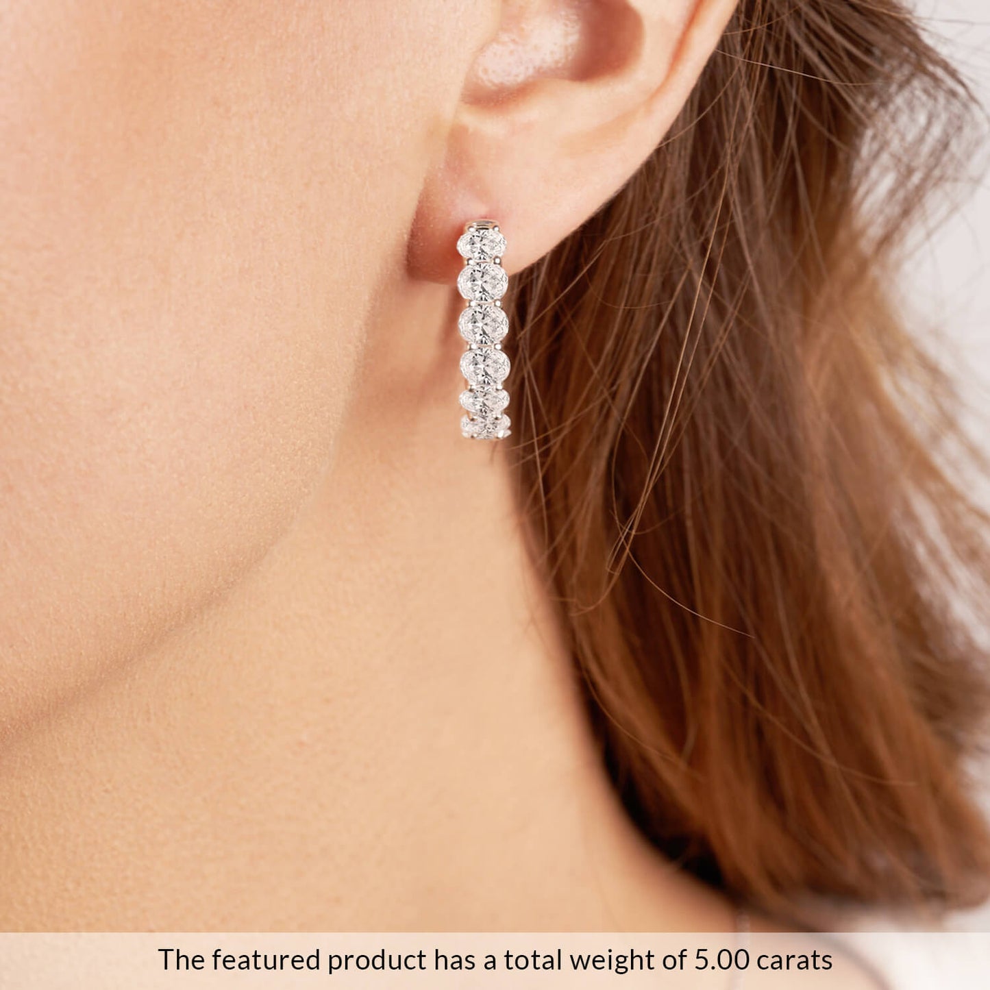 Oval Hoop Earrings