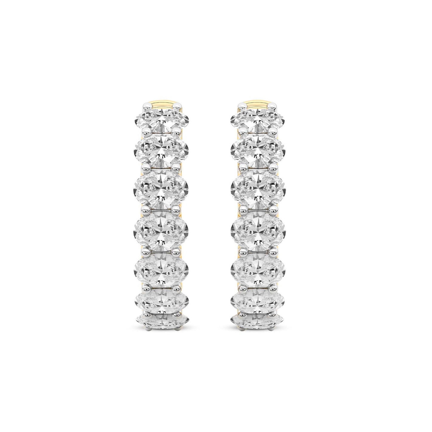 Oval Hoop Earrings