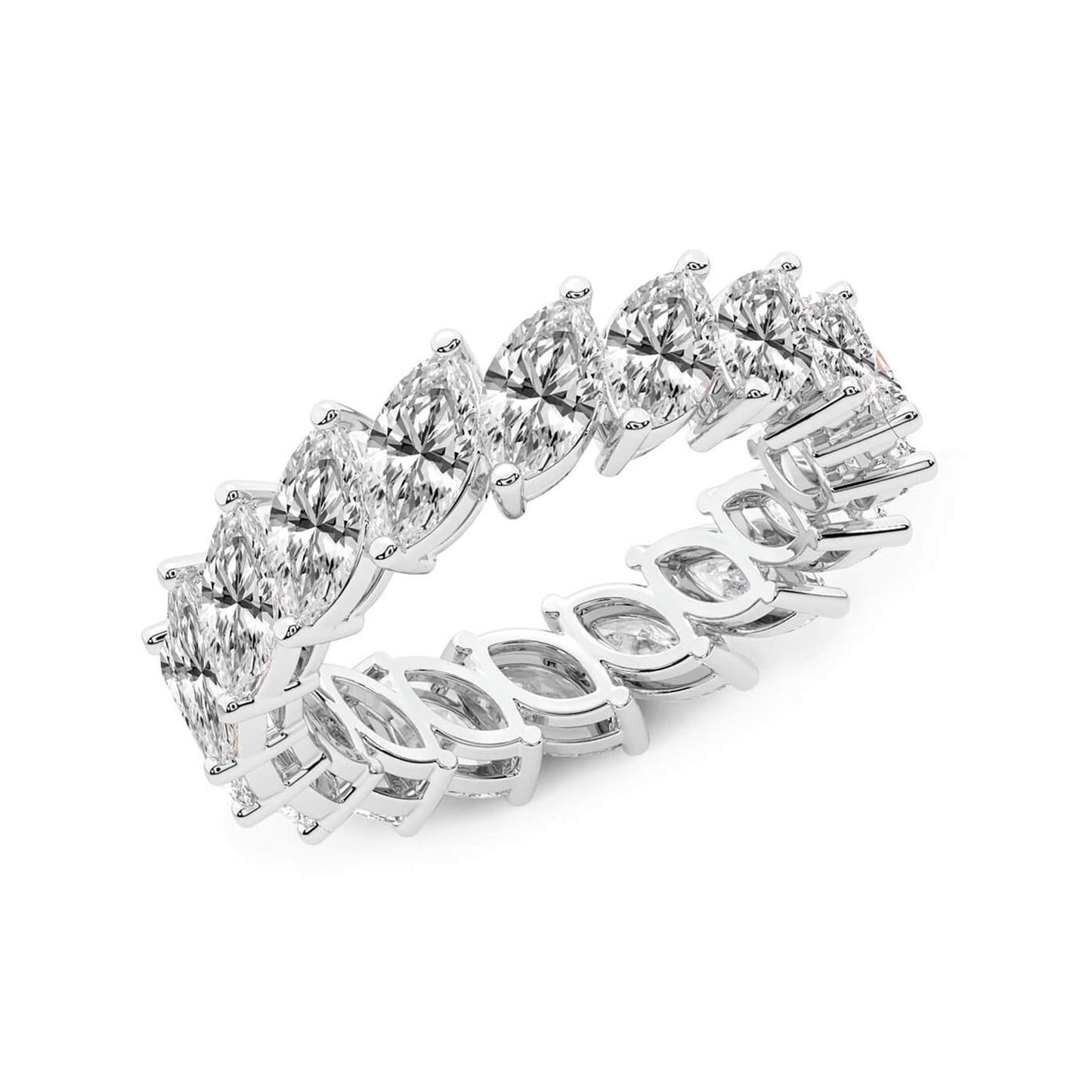 Marquise Diamond Eternity Band