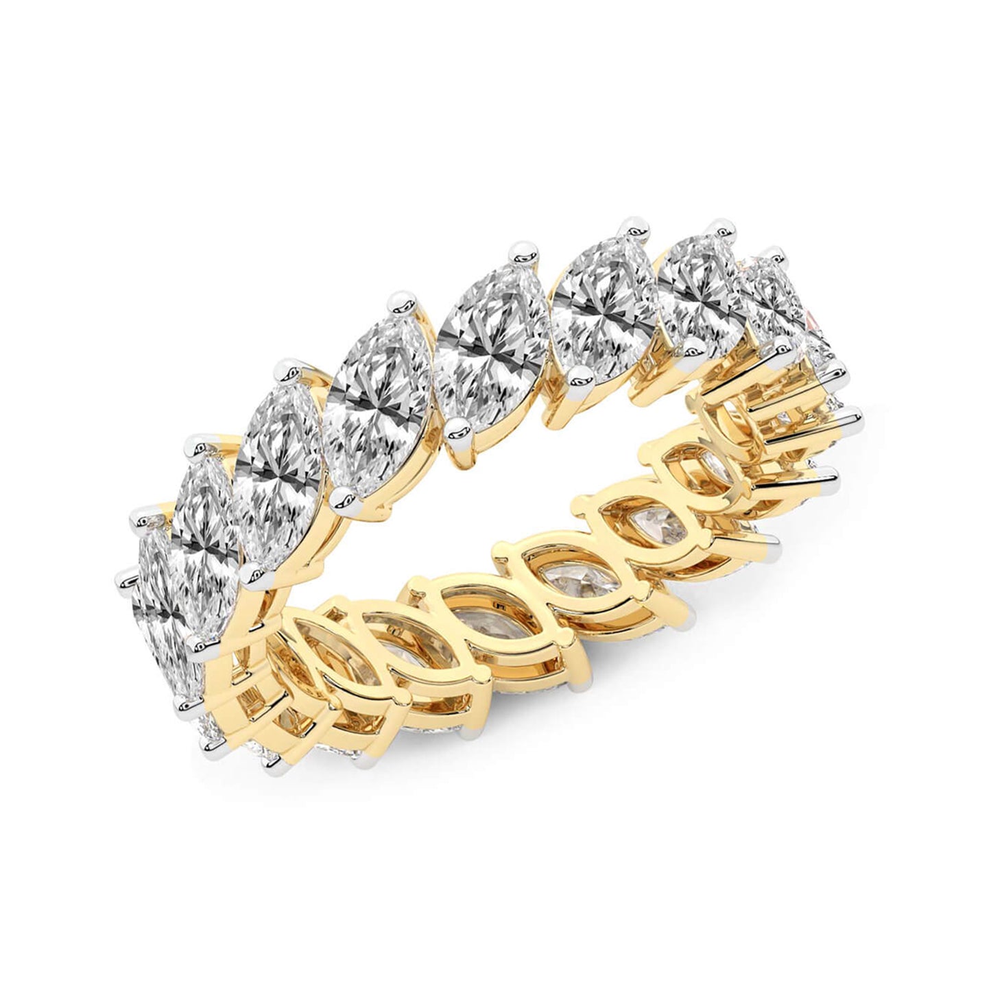 Marquise Diamond Eternity Band