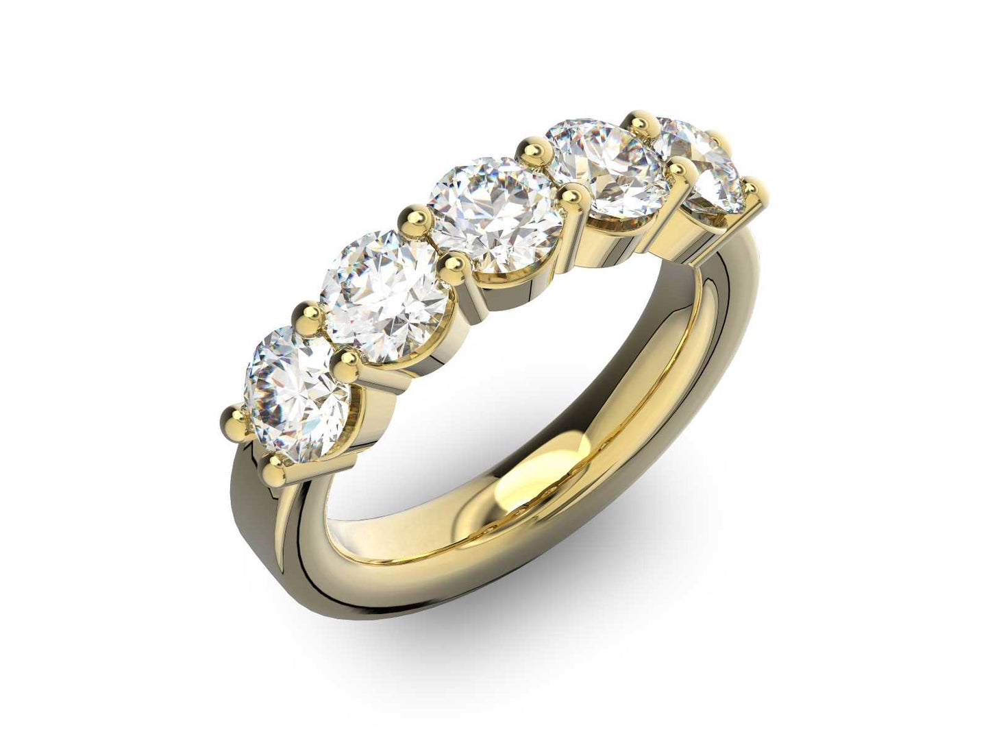 ANNIVERSARY BAND AB1028RDSP-5S-4.75