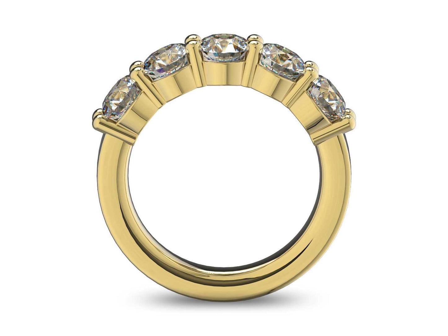 ANNIVERSARY BAND AB1028RDSP-5S-4.75