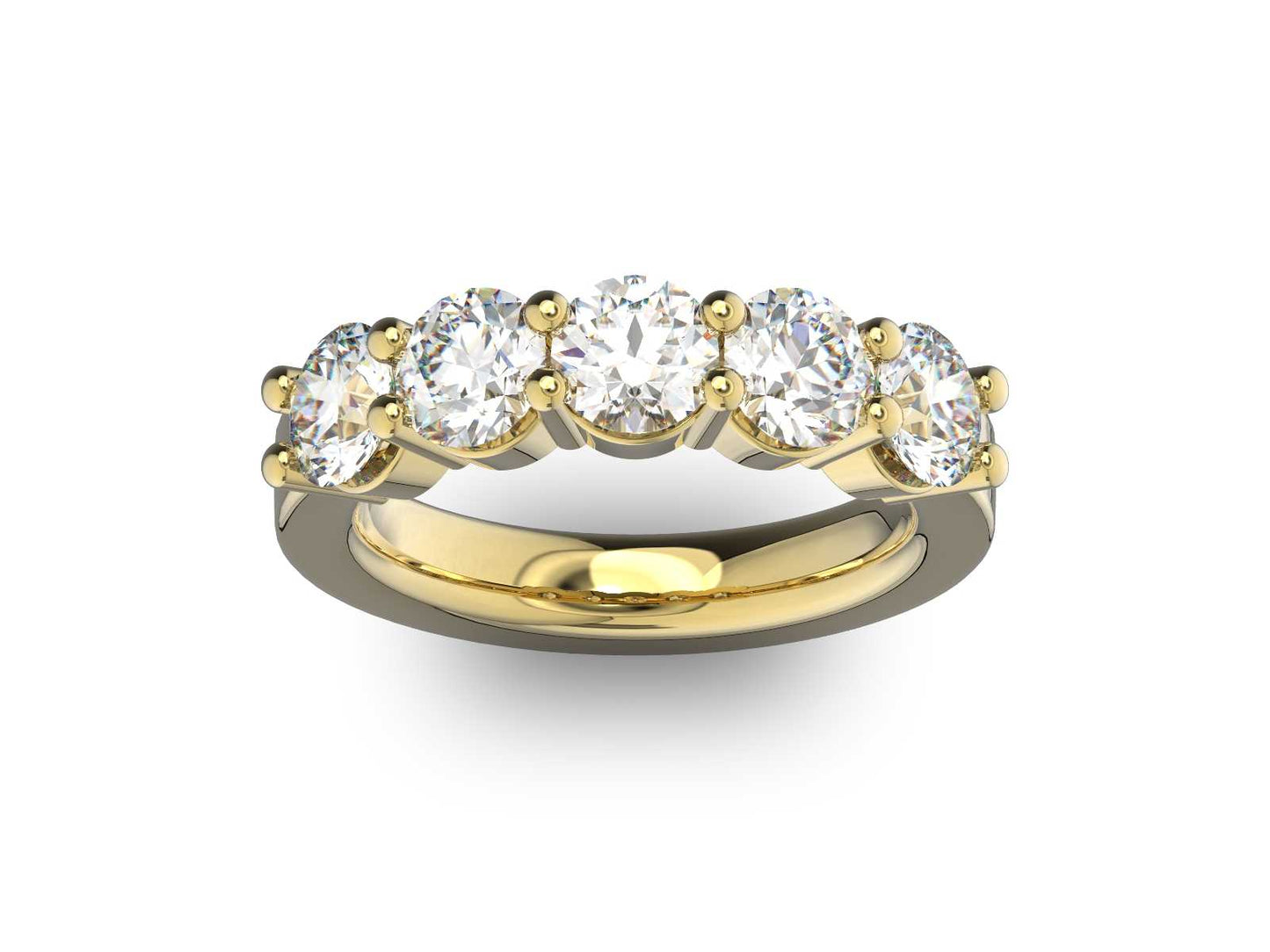 ANNIVERSARY BAND AB1028RDSP-5S-4.75