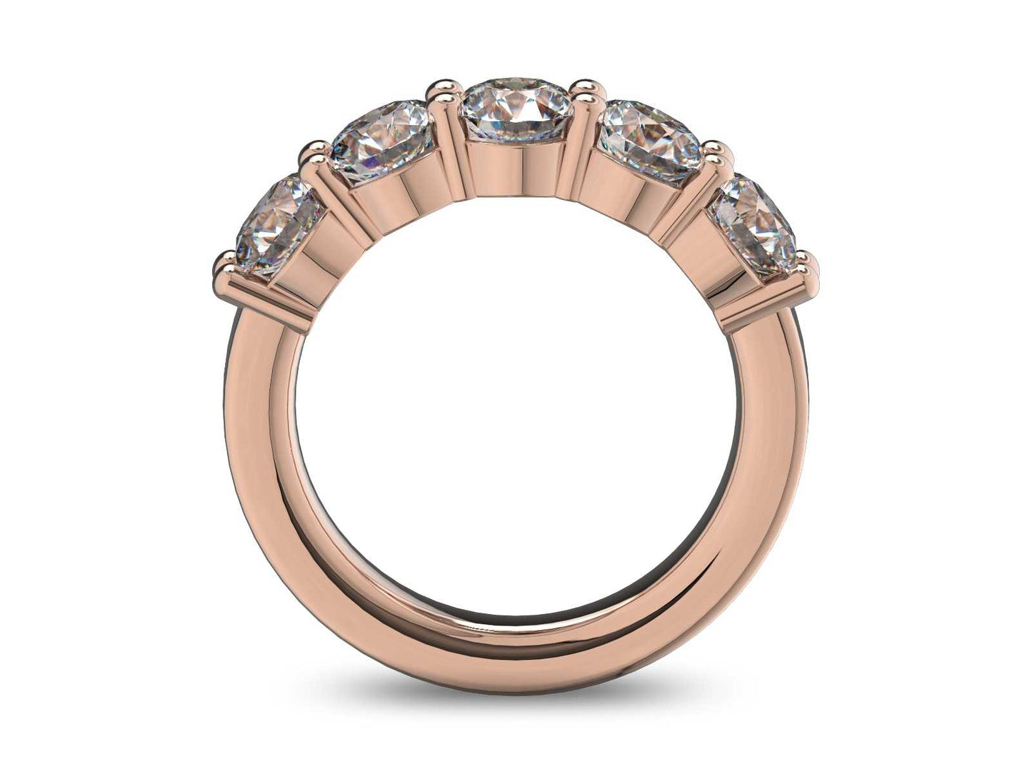 ANNIVERSARY BAND AB1028RDSP-5S-4.75