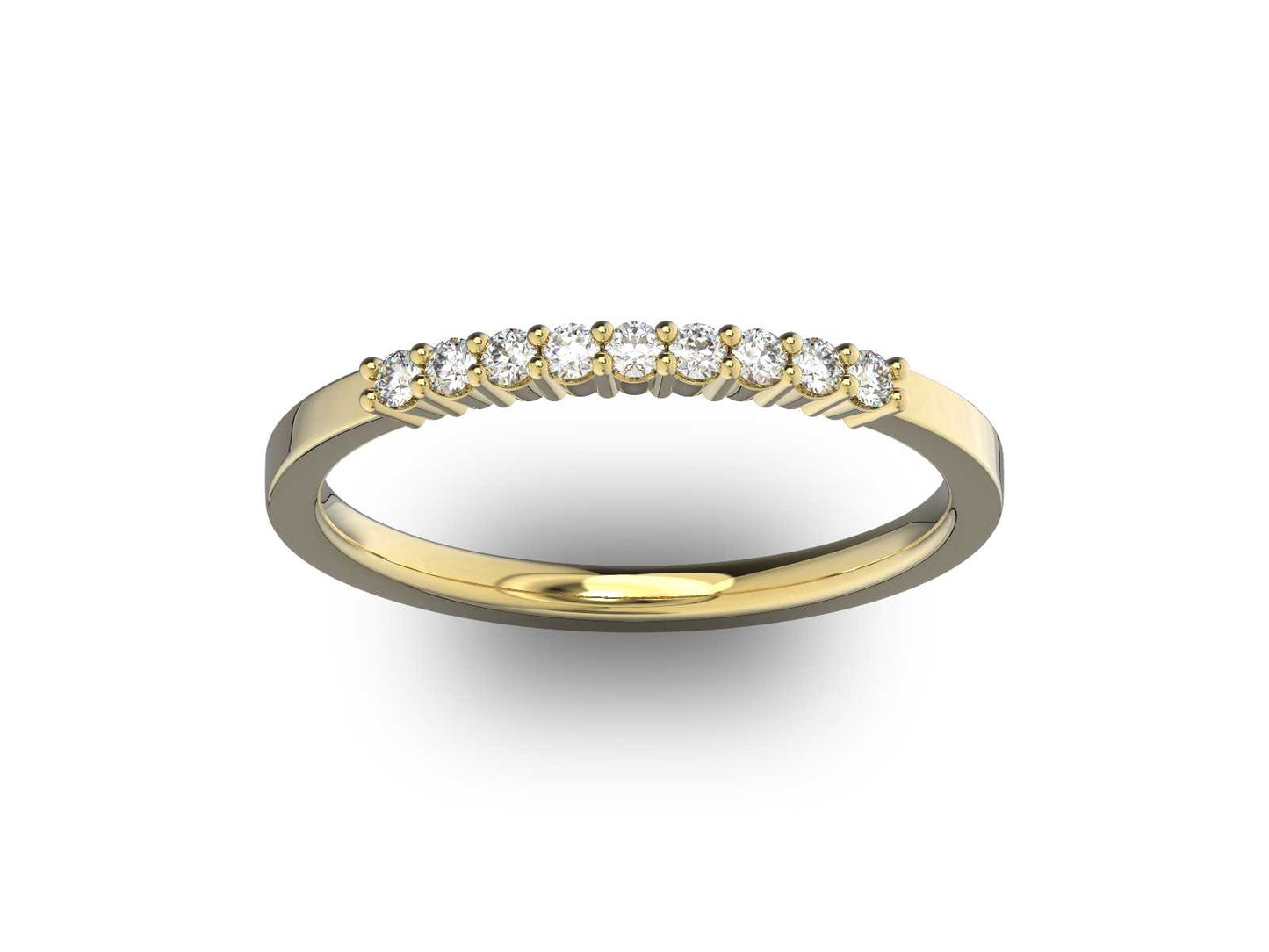 ANNIVERSARY BAND AB1004RDSP-9S-1.55