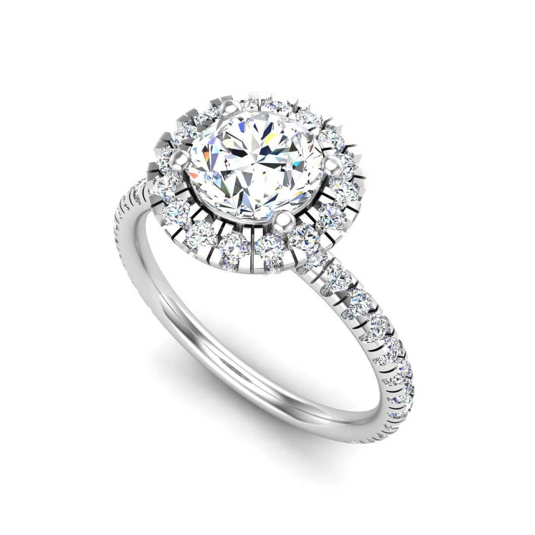 Engagement Ring ERHL0051-1.00RB