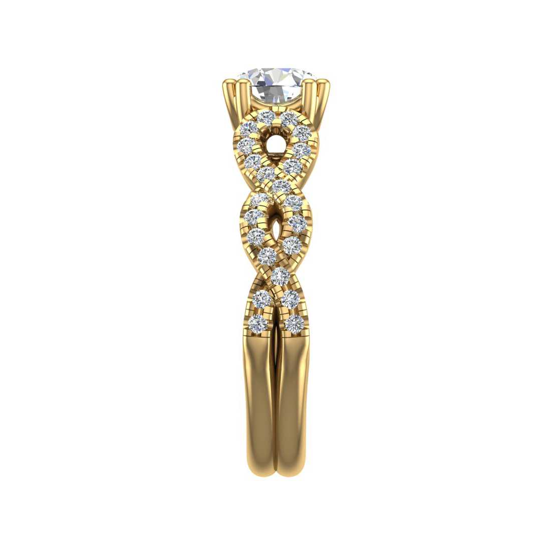 Engagement Ring ERSM0049-1.00RB