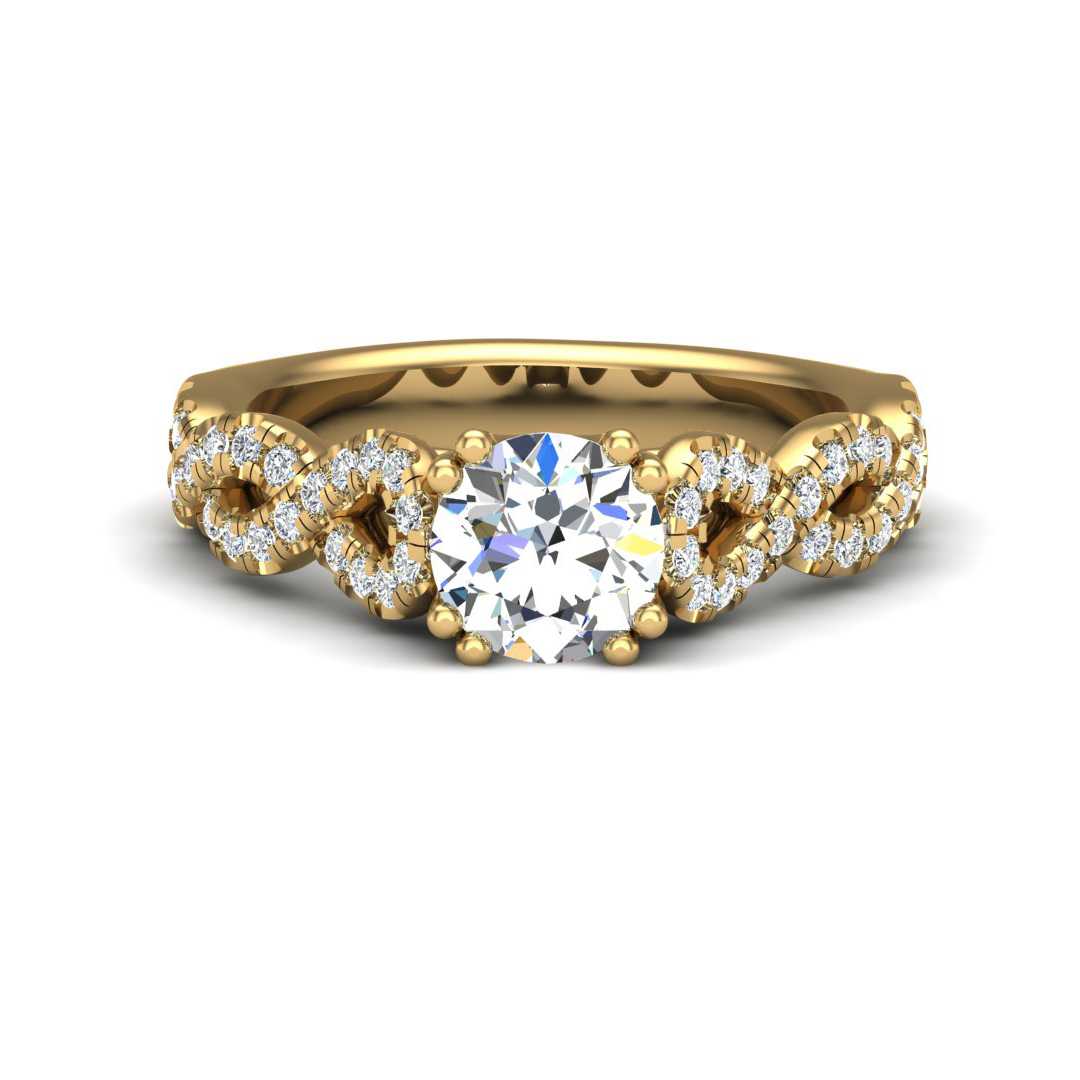 Engagement Ring ERSM0049-1.00RB