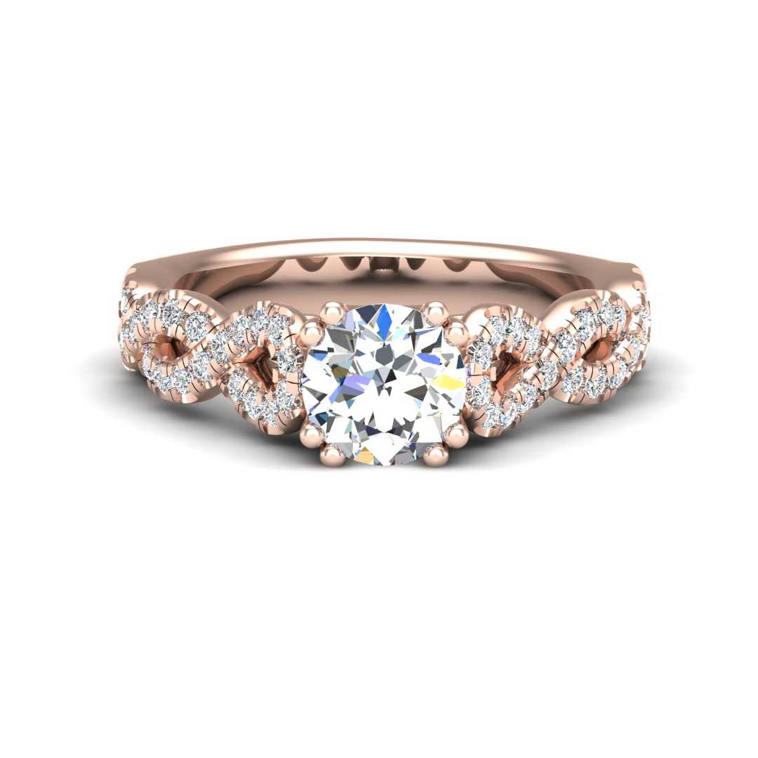 Engagement Ring ERSM0049-1.00RB