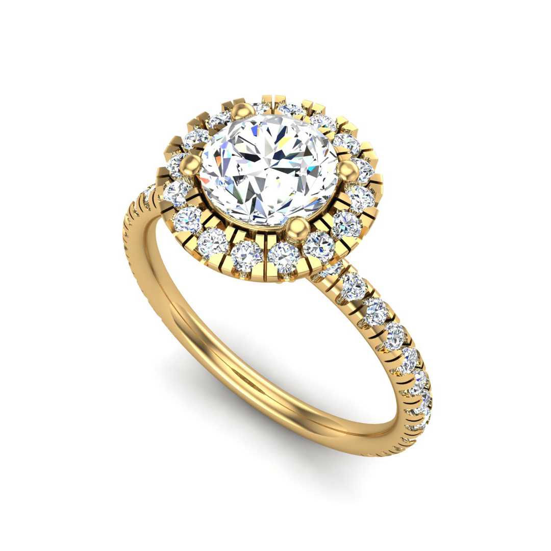 Engagement Ring ERHL0051-1.00RB