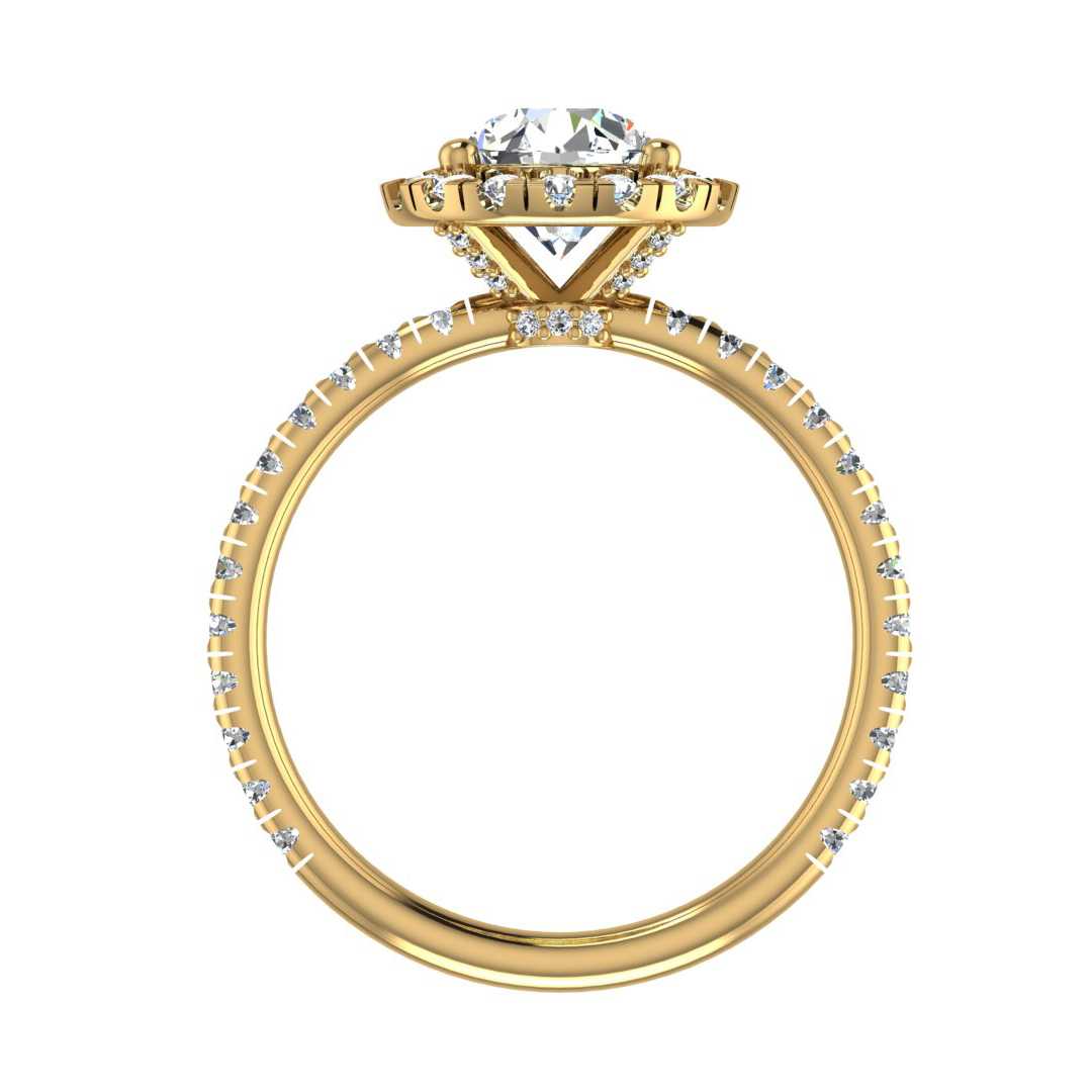 Engagement Ring ERHL0051-1.00RB