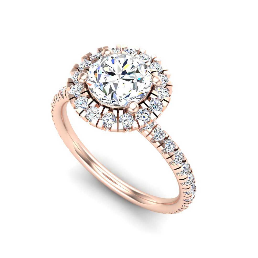 Engagement Ring ERHL0051-1.00RB