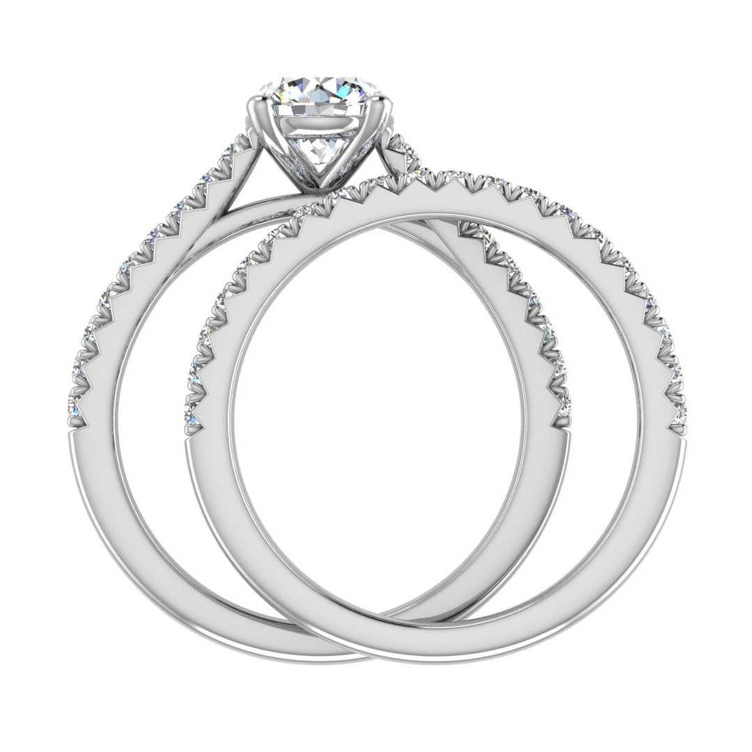 Engagement Ring Wedding Band - ERWS0041 - 1.00RB