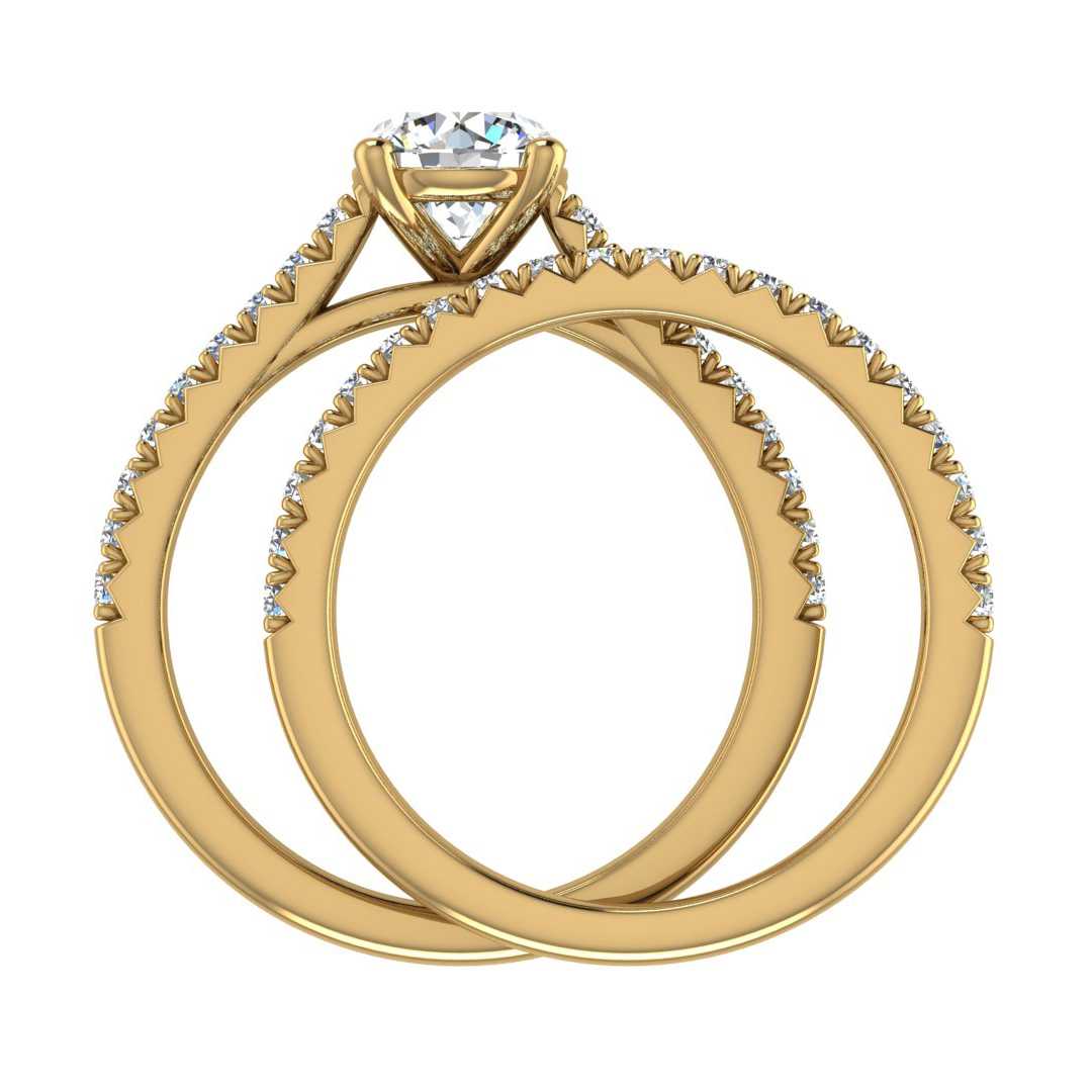 Engagement Ring Wedding Band - ERWS0041 - 1.00RB