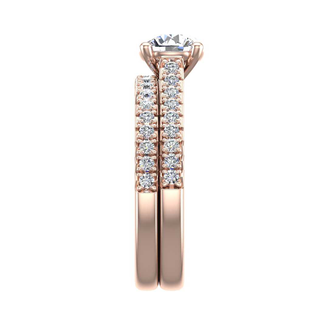Engagement Ring Wedding Band - ERWS0041 - 1.00RB