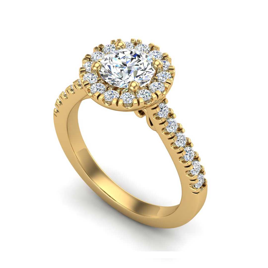 Engagement Ring ERHL0053-1.00RB