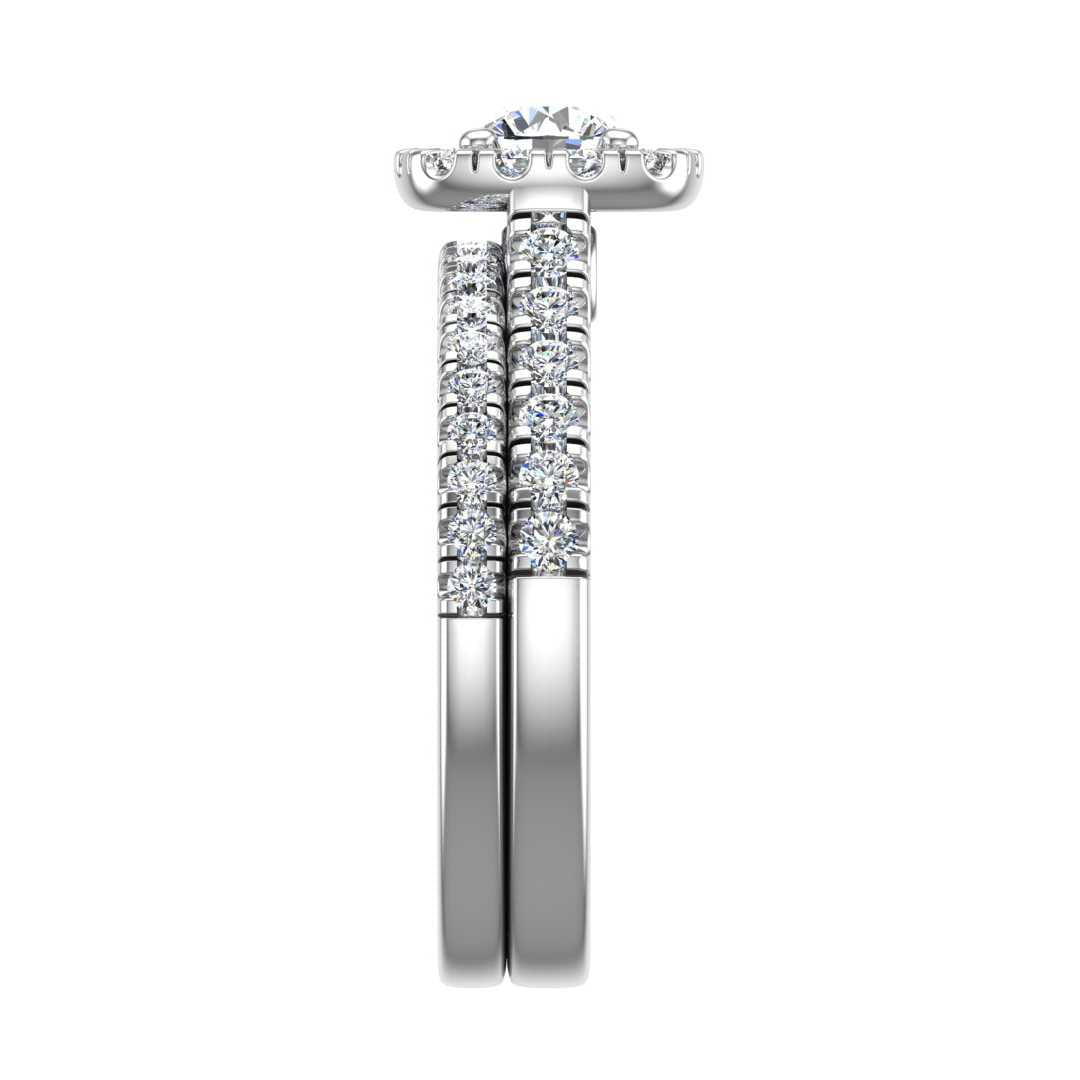Engagement Ring Wedding Set - ERWS0053-1.00RB