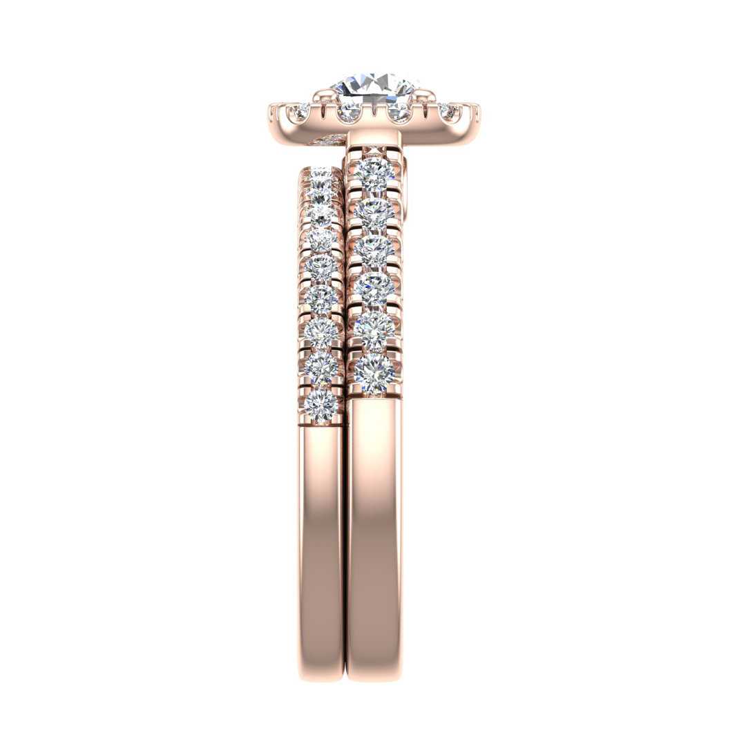 Engagement Ring Wedding Set - ERWS0053-1.00RB