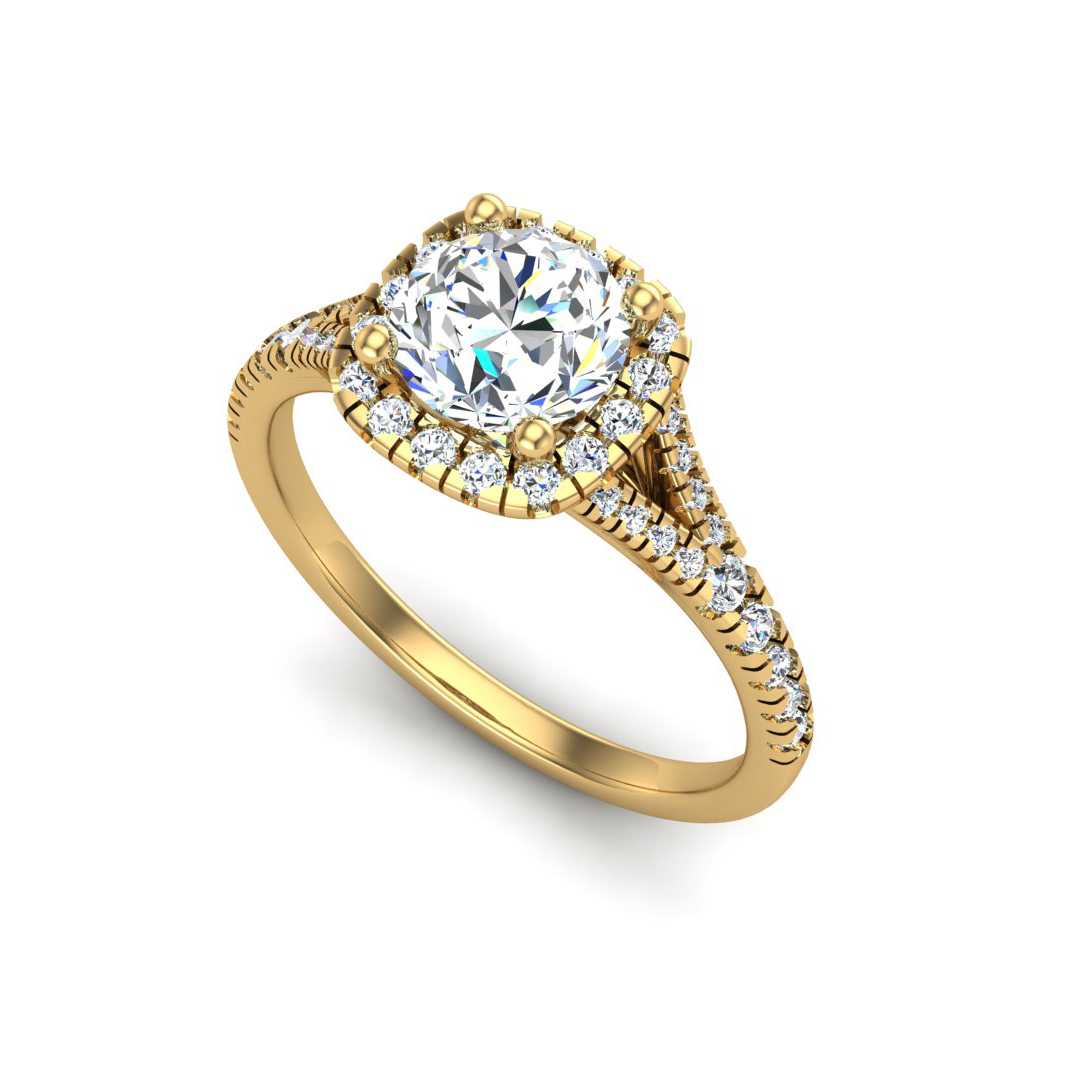 Engagement Ring ERHL0062-1.00RB