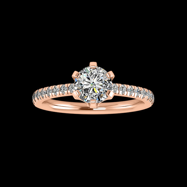 Engagement Ring ERSM0082-1.00RB