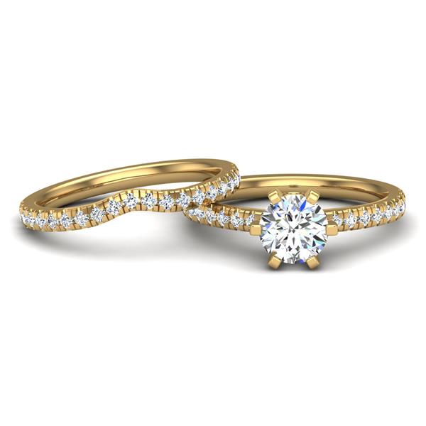 Engagement Ring Wedding Set - ERWS0110-1.00RB