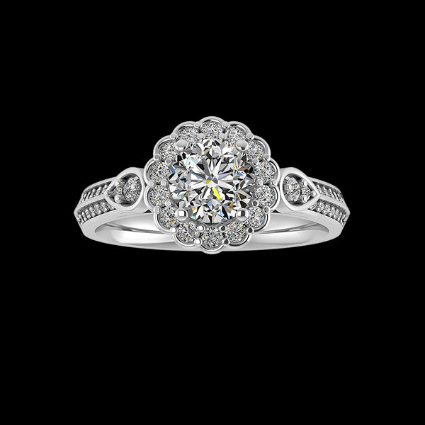 Engagement Ring ERHL0126-1.00RB