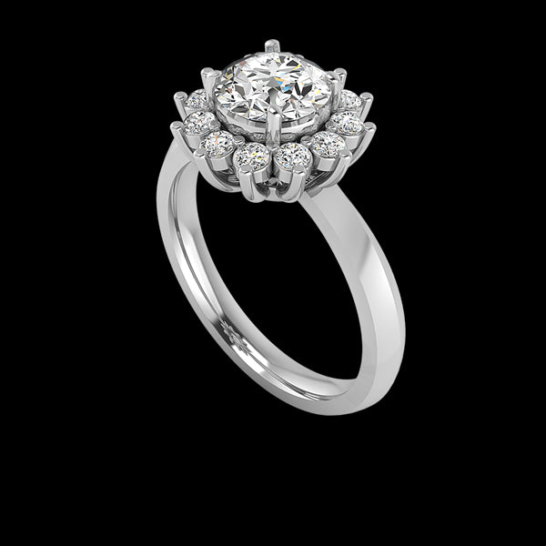 Engagement Ring ERHL0130-1.00RB