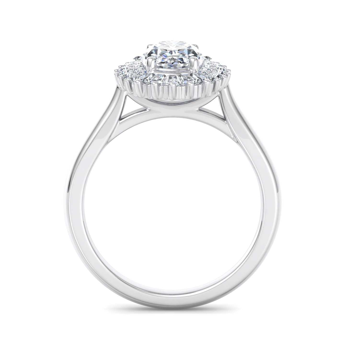 Engagement Ring ERHL0189-1.00OV