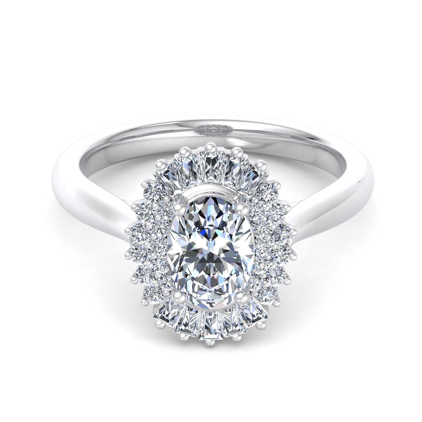 Engagement Ring ERHL0189-1.00OV