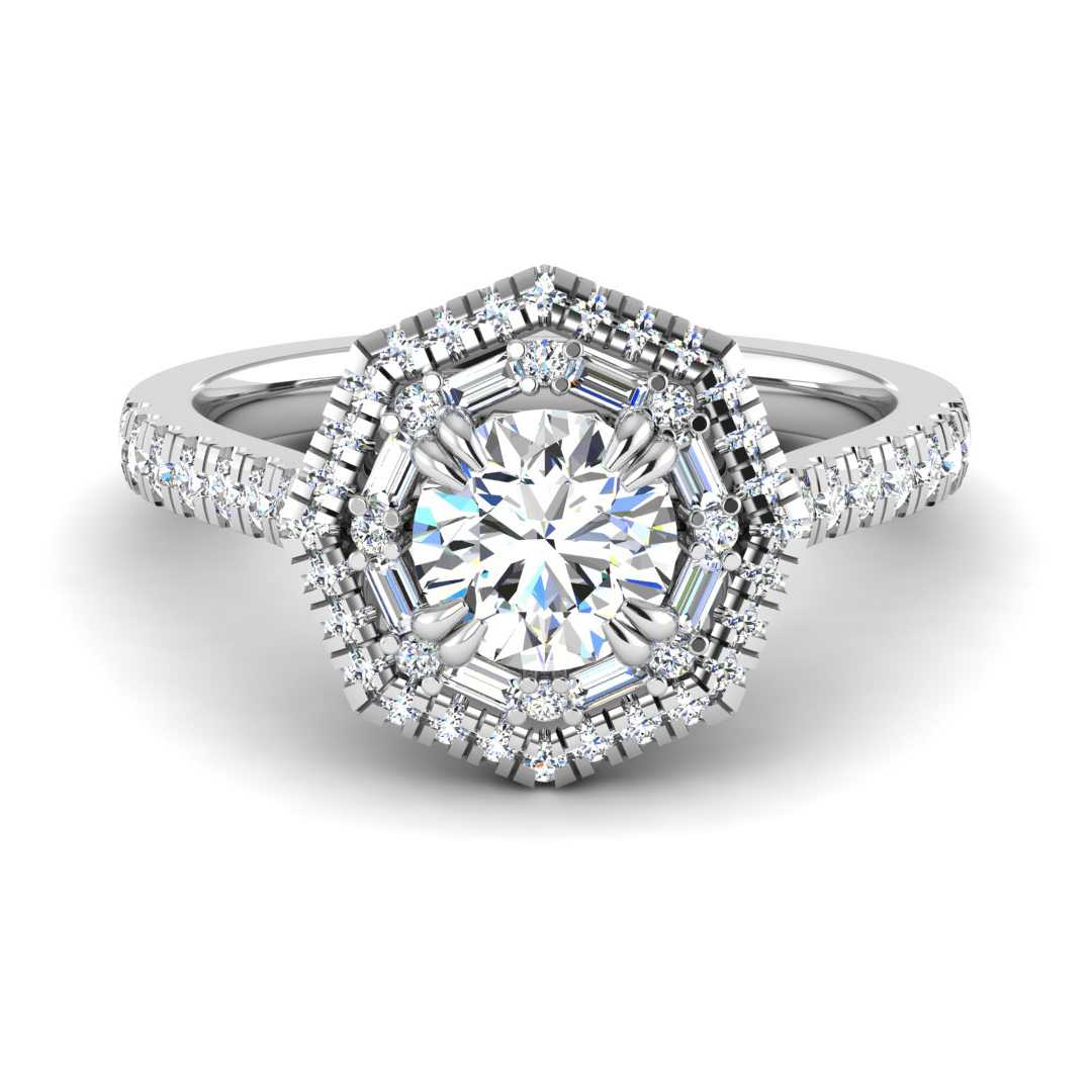 Engagement Ring ERHL0192-1.00RB