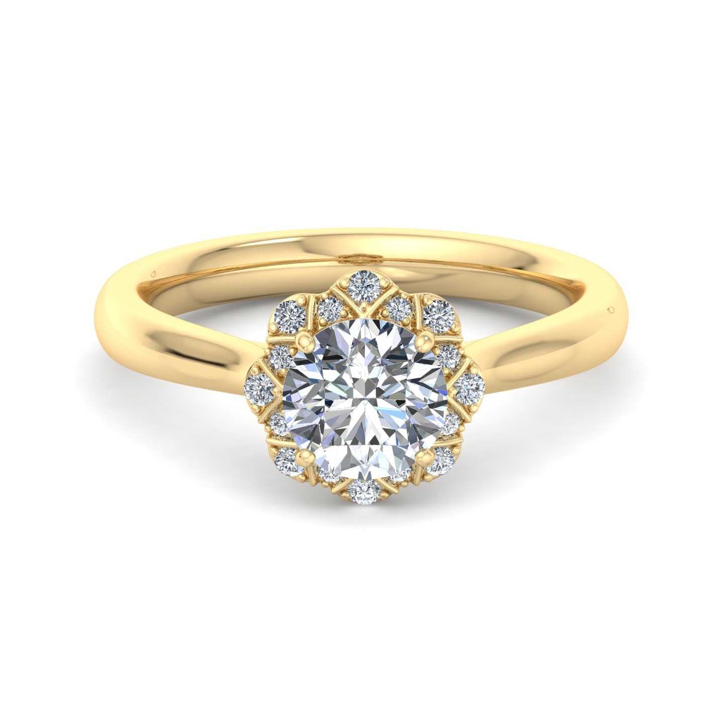 Engagement Ring ERHL0132-1.00RB