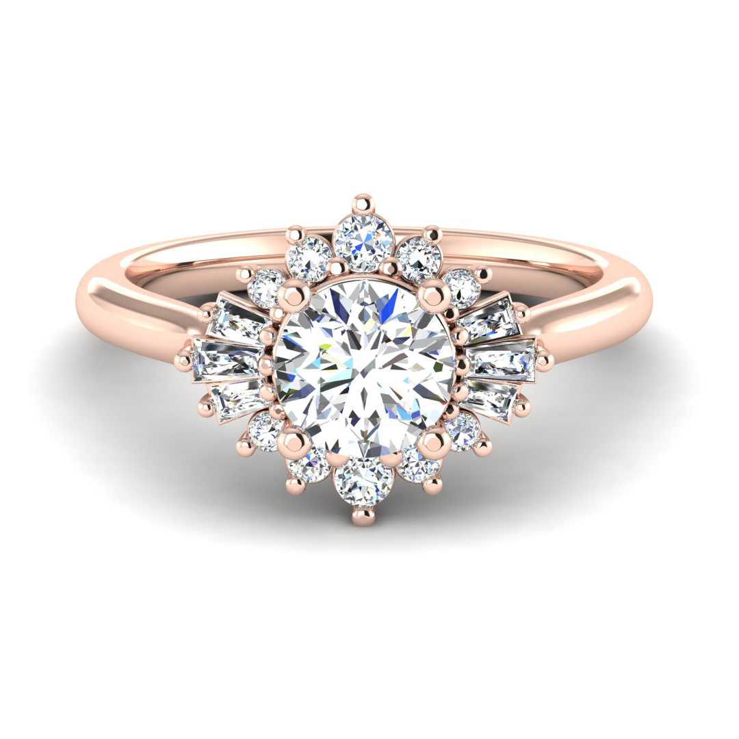 Engagement Ring ERHL0172-1.00RB