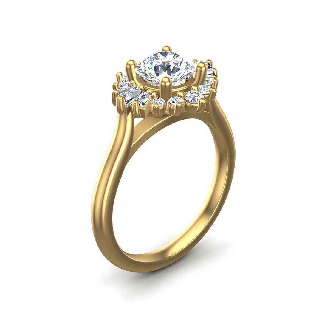 Engagement Ring ERHL0172-1.00RB