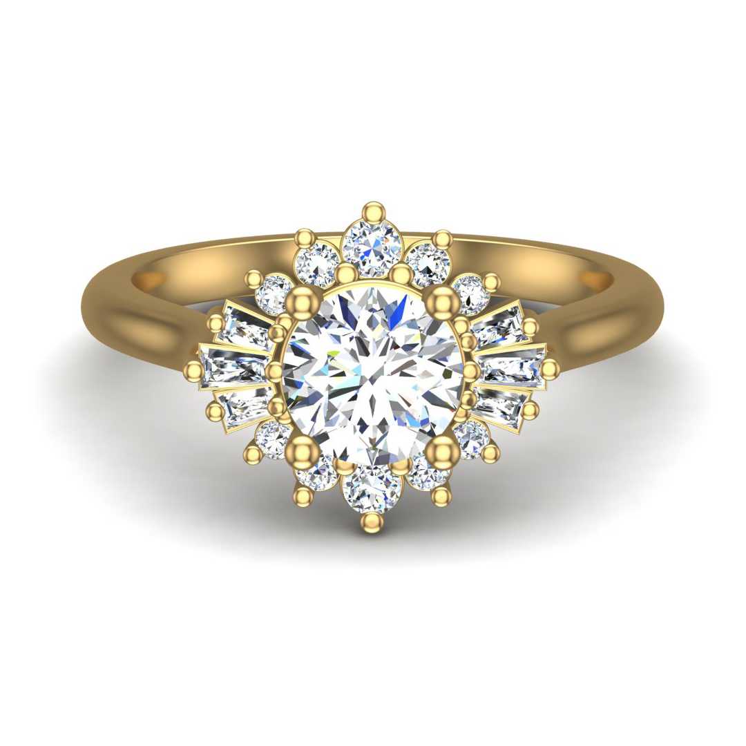 Engagement Ring ERHL0172-1.00RB