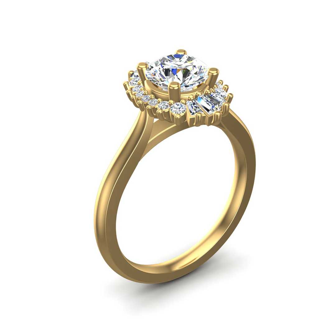 Engagement Ring ERHL0175-1.00RB