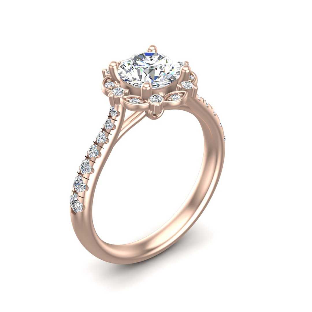 Engagement Ring ERHL0181-1.00RB
