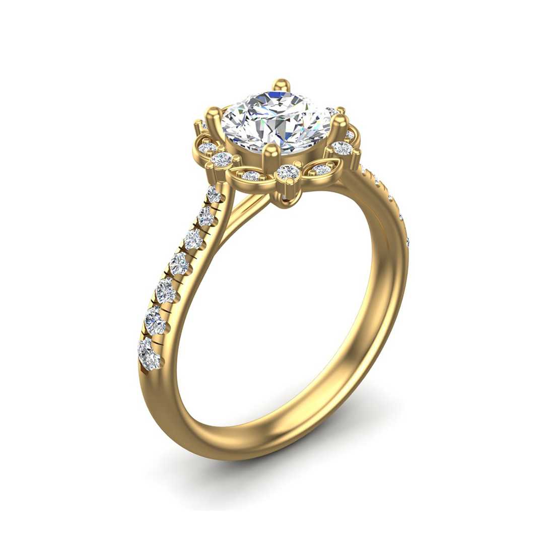 Engagement Ring ERHL0181-1.00RB