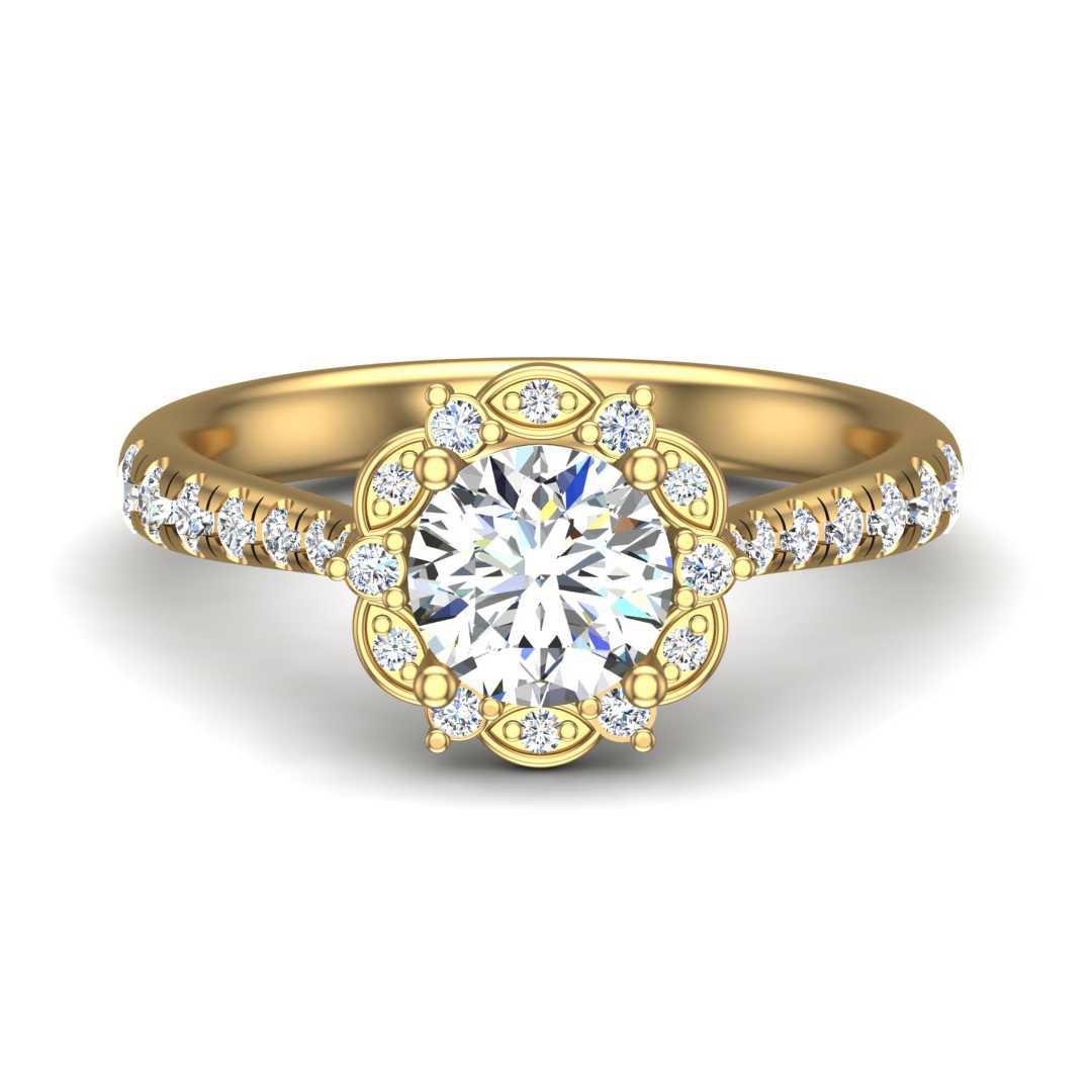 Engagement Ring ERHL0181-1.00RB