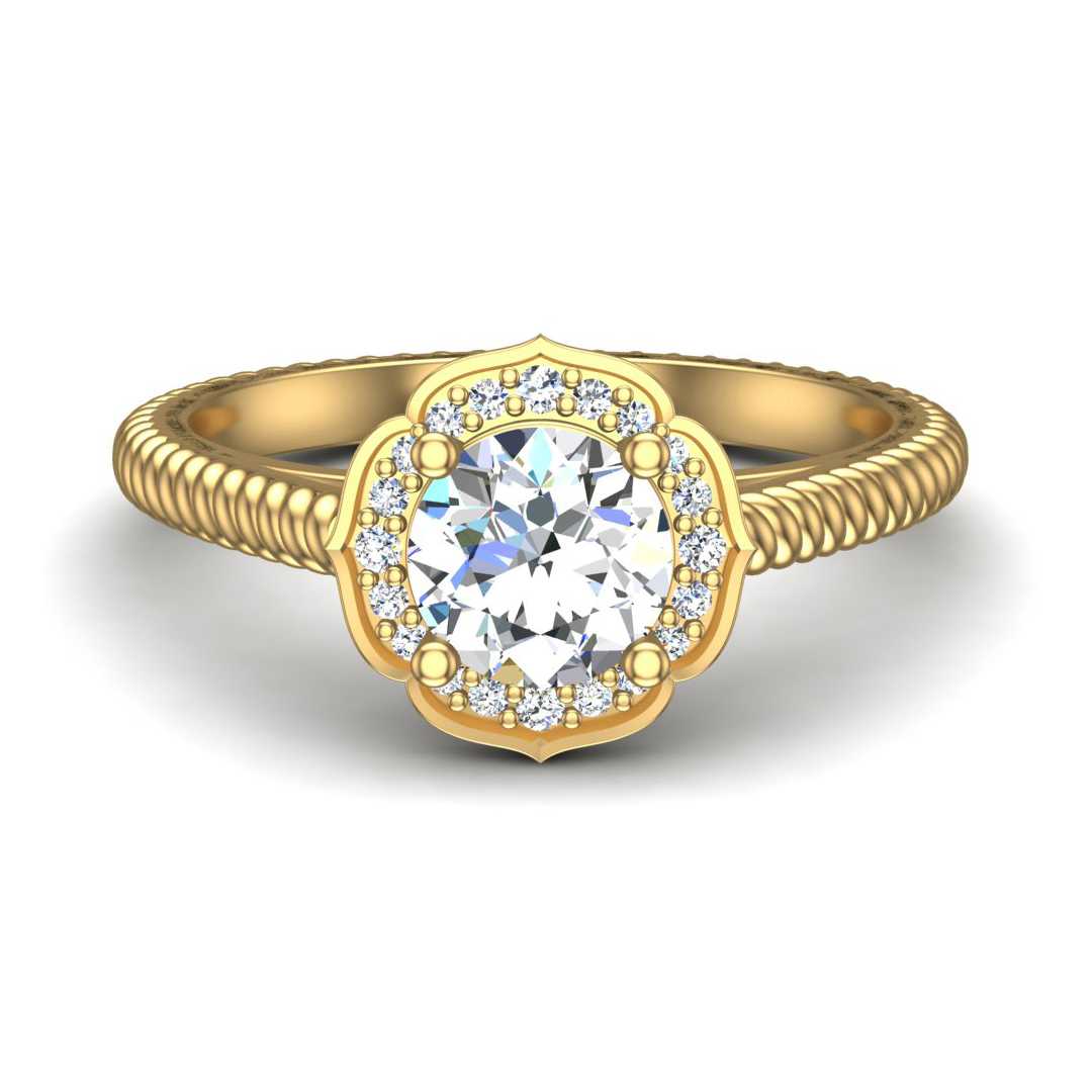 Engagement Ring ERHL0187-1.00RB