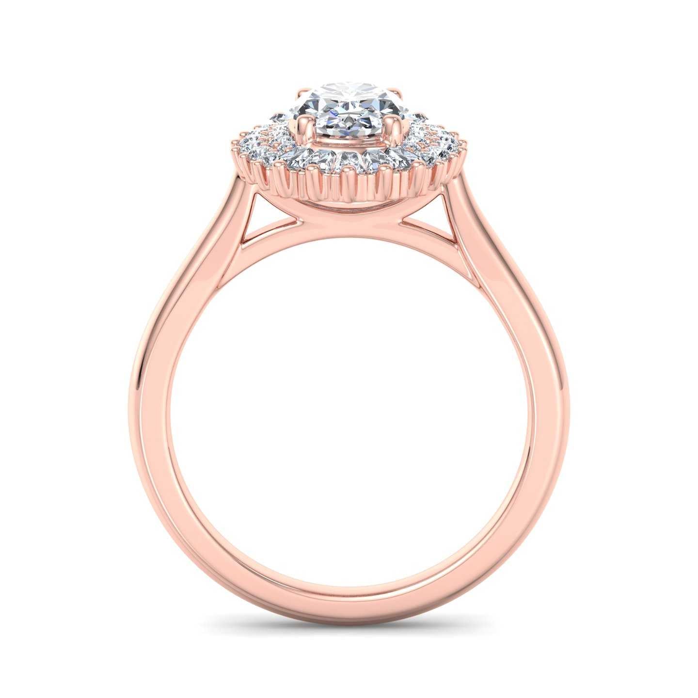 Engagement Ring ERHL0189-1.00OV