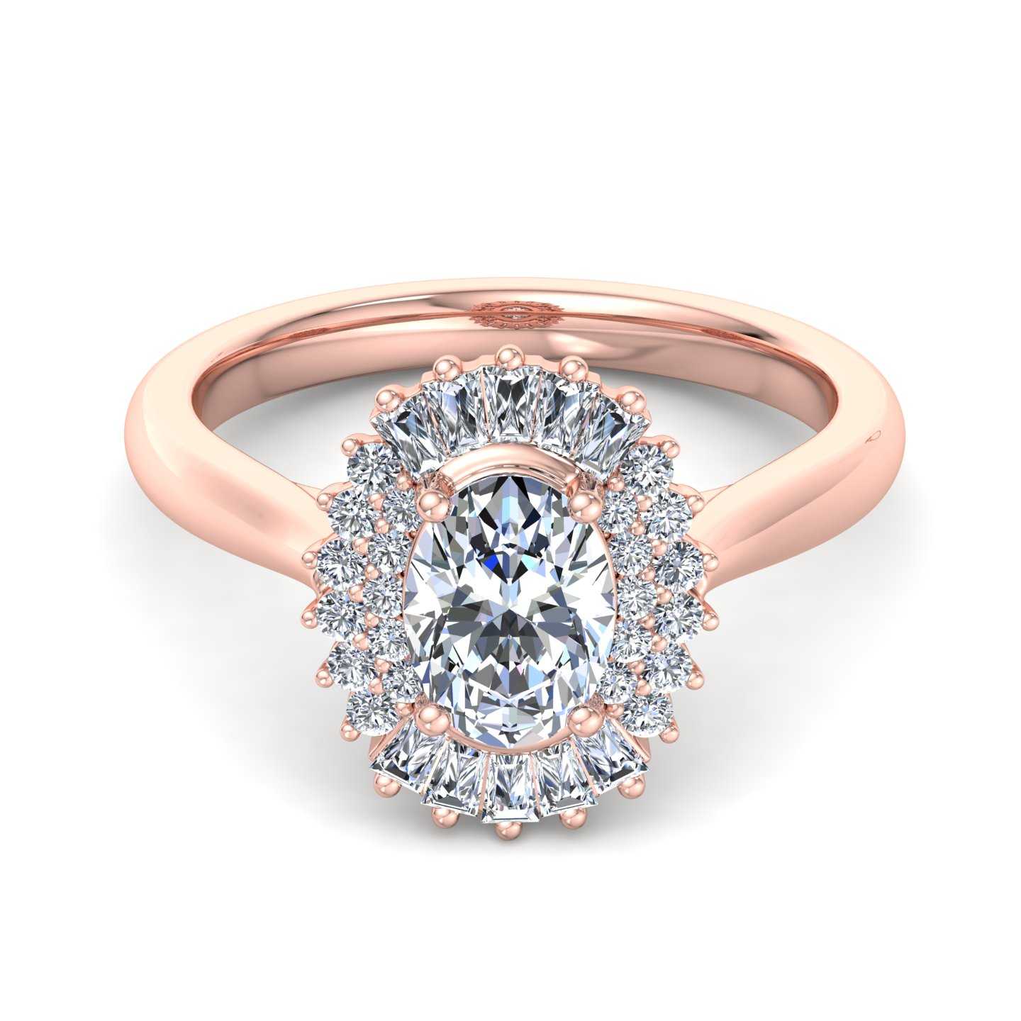 Engagement Ring ERHL0189-1.00OV